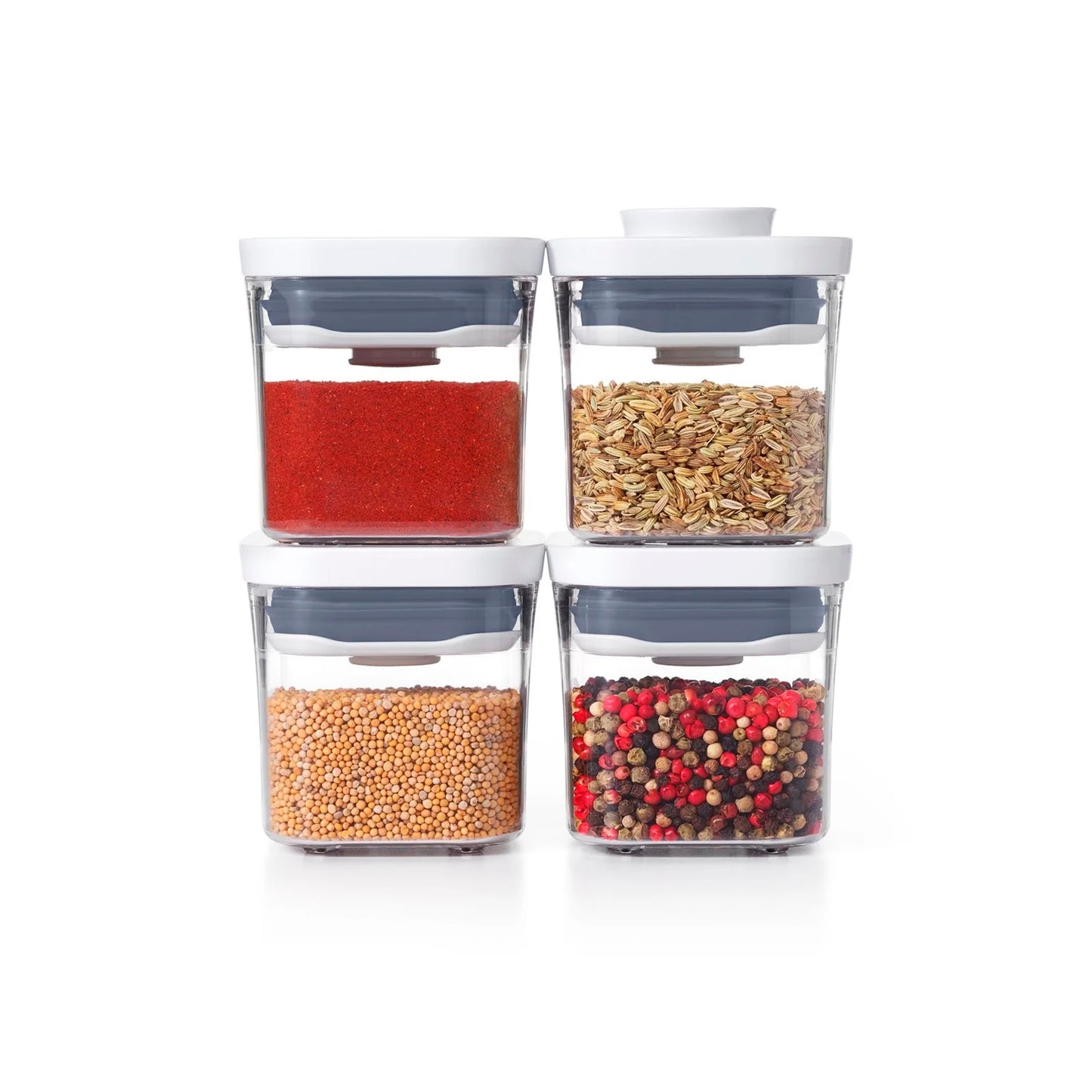 OXO Good Grips, Juego de 4 piezas., Transparente