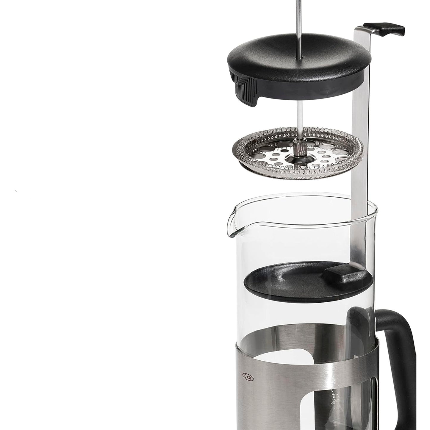 OXO Cafetera de prensa francesa de acero inoxidable Brew - 32oz