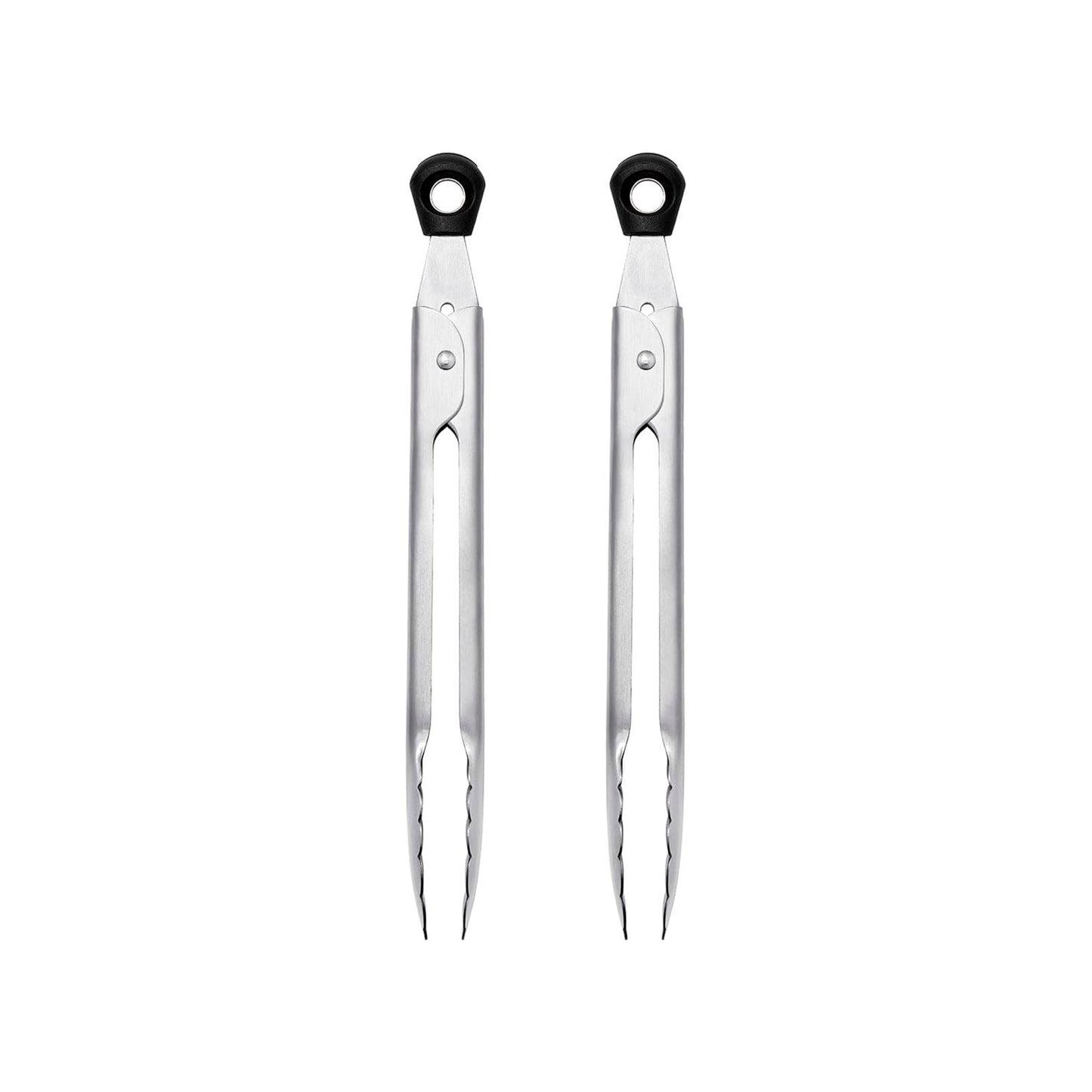 OXO Good Grips - Mini pinzas de acero inoxidable, paquete de 2