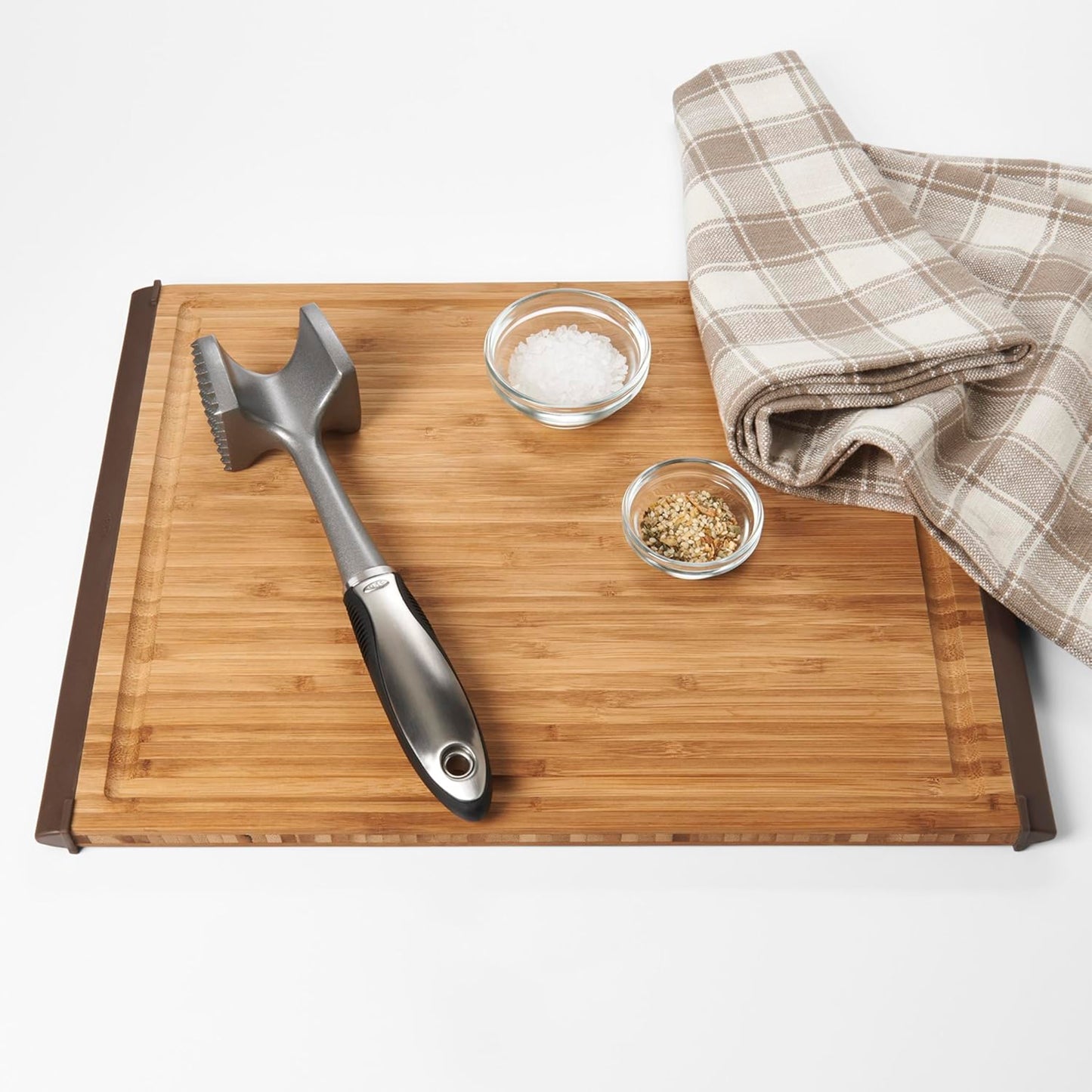 OXO SteeL - Ablandador de carne apto para lavavajillas, color plateado