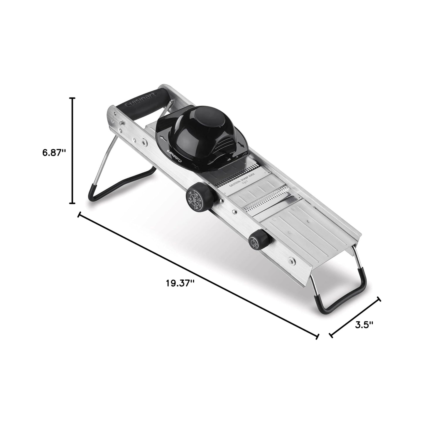 Mandolina Inox Cuisinart CTG-00-SSMAN2 - Plata-Negro