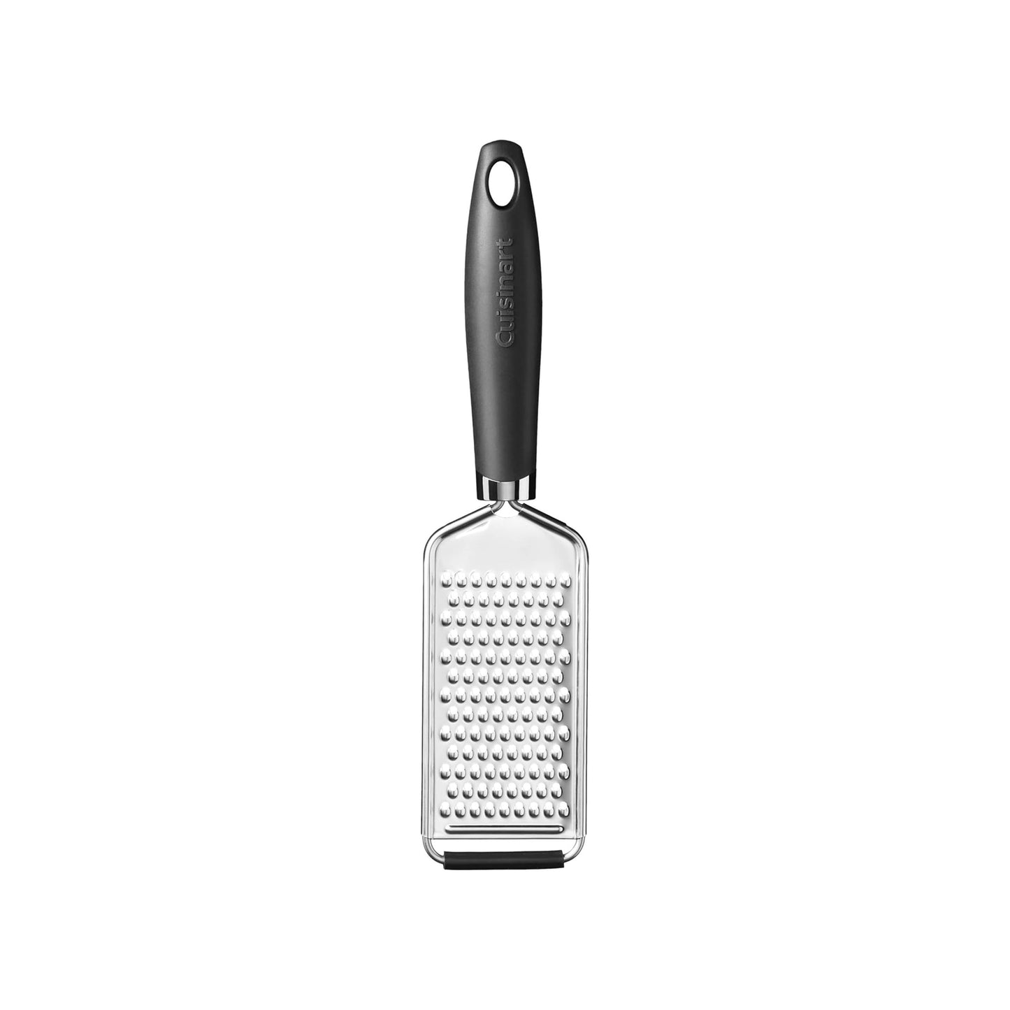 Cuisinart Rallador de mano con mango curvo, negro-plateado