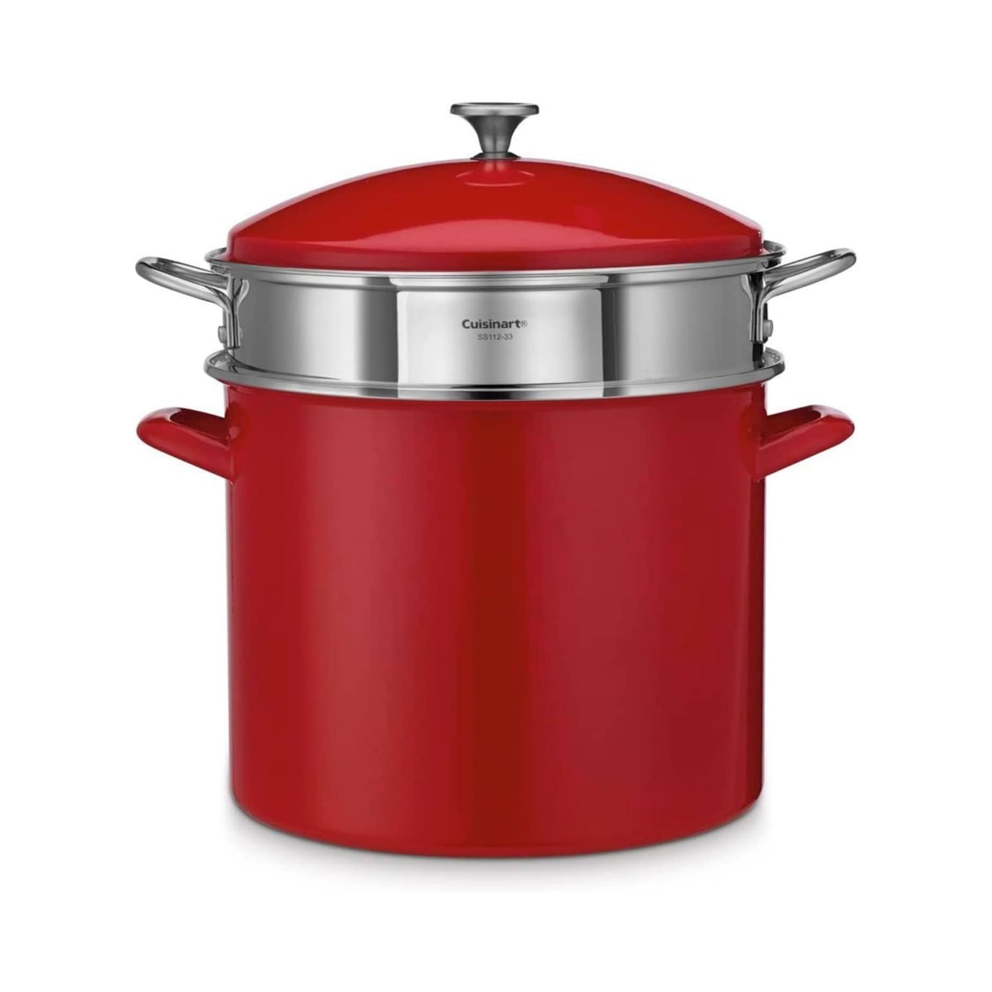 Cacerola Cuisinart Stockpot EOS126-28R - Rojo 12Litros