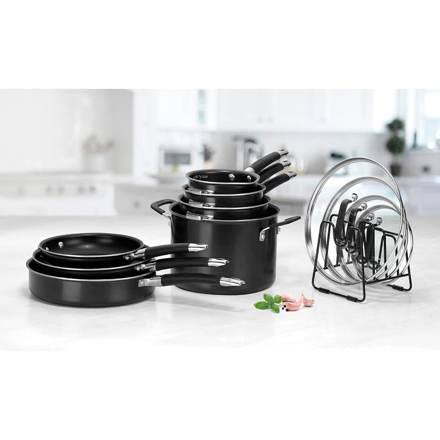 Juego de Ollas Cuisinart N51-12BK 12 Piezas Negro