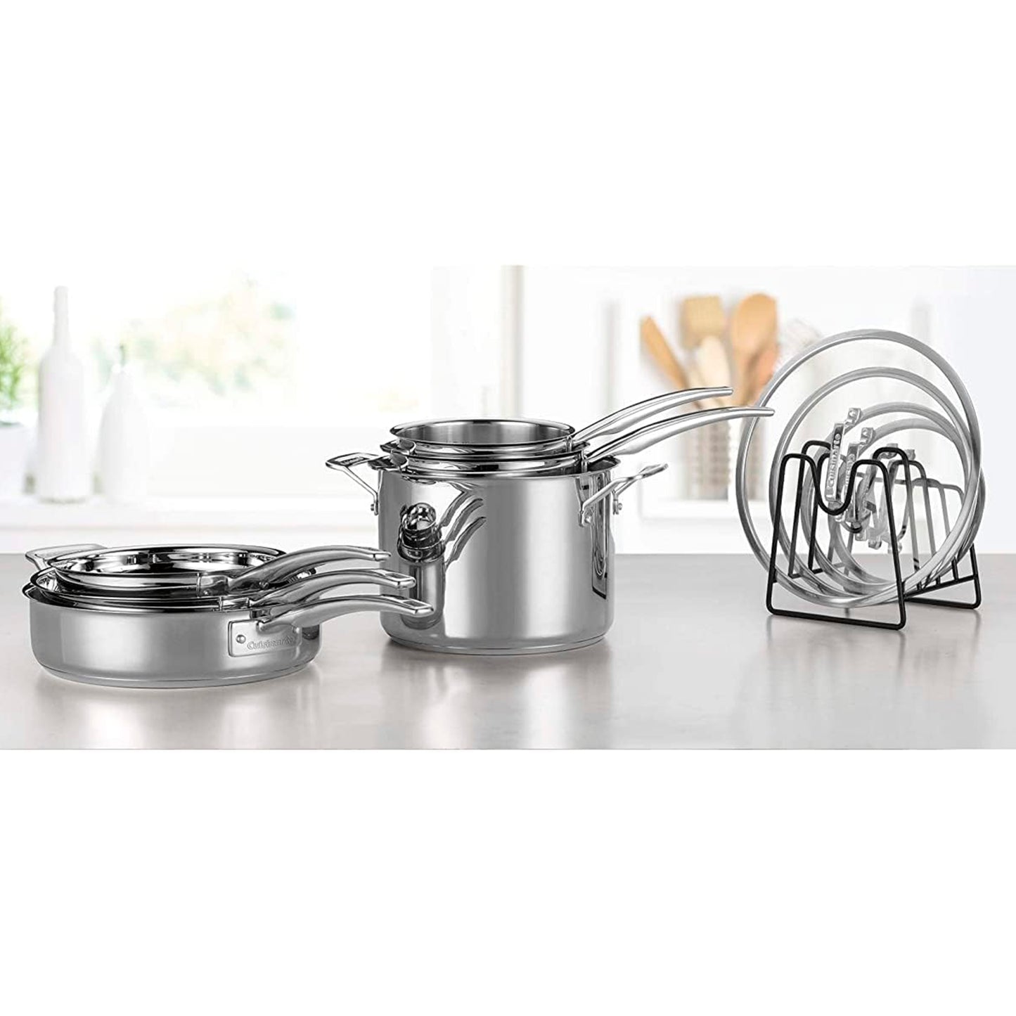 Cuisinart Juego de 11 piezas de acero inoxidable Smartnest® N91-11