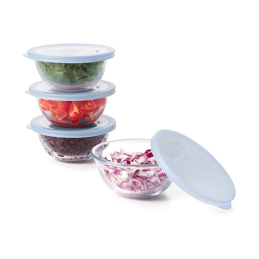 OXO Good Grips - Juego de cuencos de vidrio de 8 piezas, 10.0 fl oz