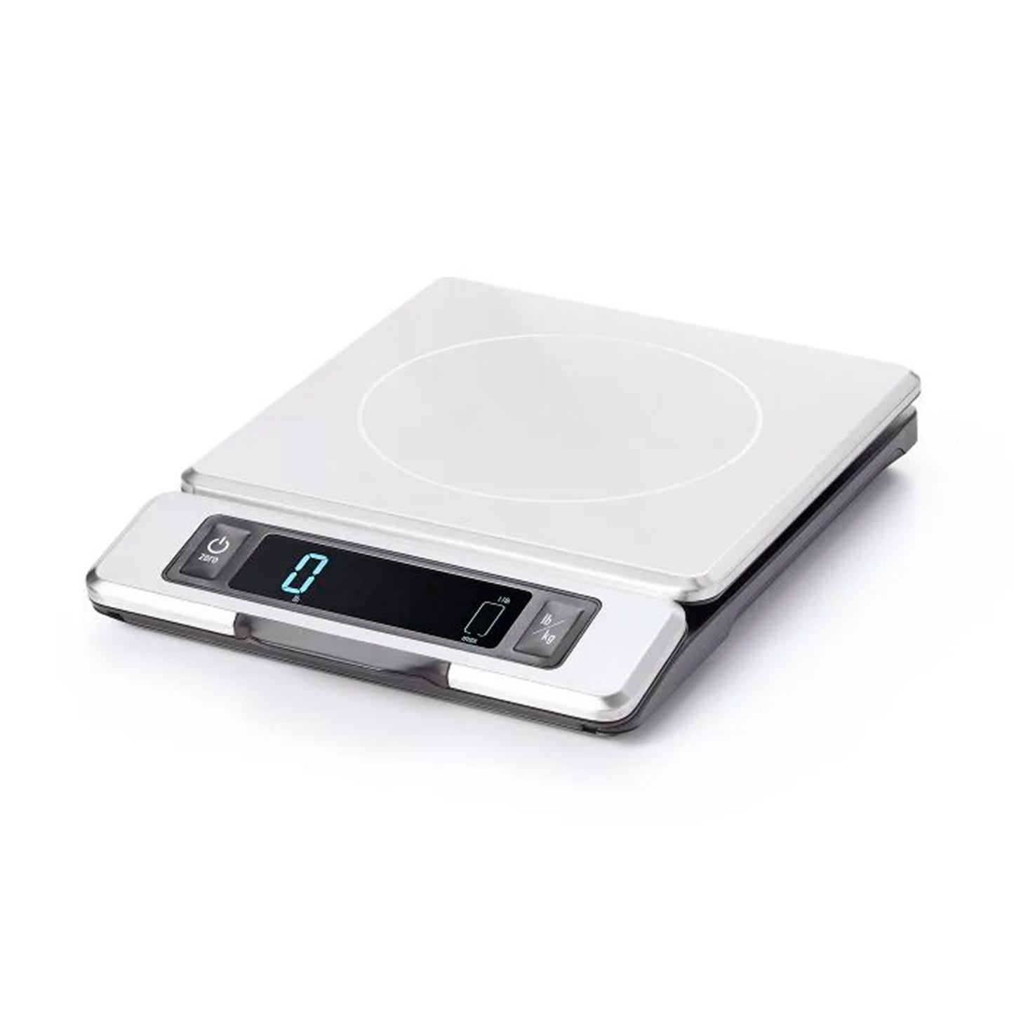 OXO Good Grips - Báscula de alimentos de acero inoxidable de 11 libras con pantalla extraíble