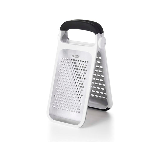 OXO Good Grips - Rallador de cocina profesional doble de acero inoxidable, ideal para rallar cítricos