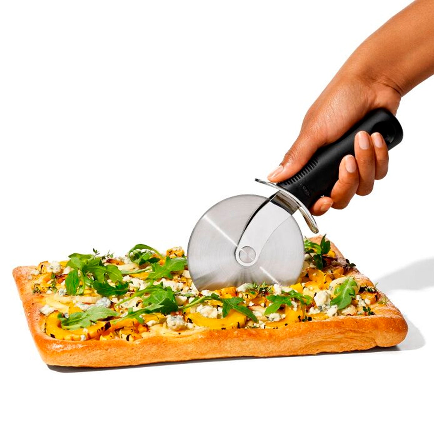 OXO Good Grips - Rueda y cortador de pizza grande de 4 pulgadas