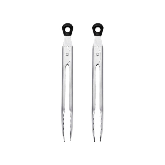 OXO Good Grips - Mini pinzas de acero inoxidable, paquete de 2