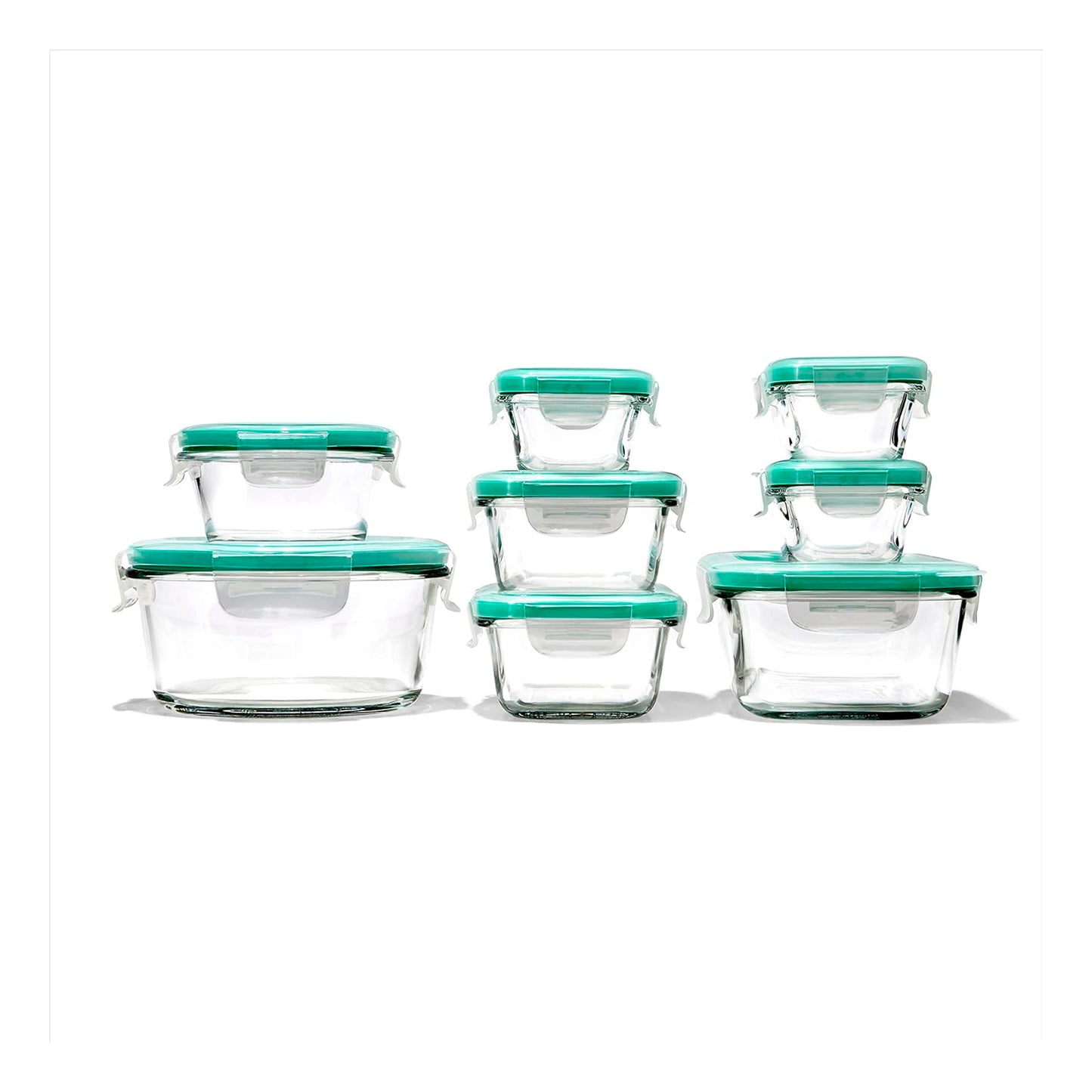 OXO Good Grips - Juego de recipientes herméticos para uso diario (16 piezas)