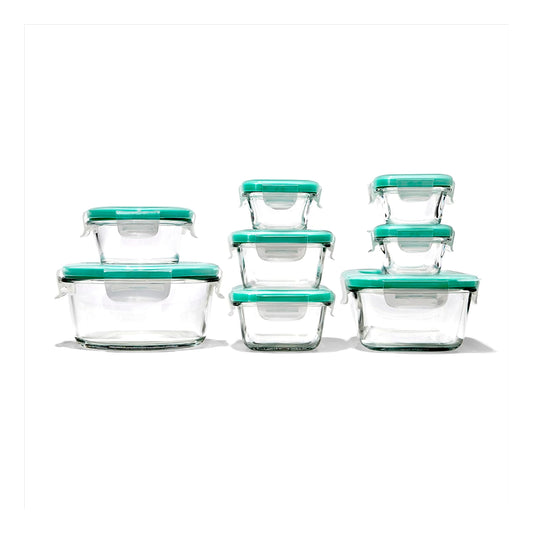 OXO Good Grips - Juego de recipientes herméticos para uso diario (16 piezas)