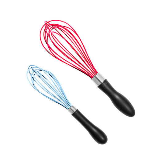 OXO Good Grips - Juego de 2 batidores de silicona