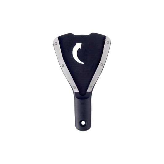 OXO Good Grips 1173600 Abridor de tarros con Almohadilla Base, Acero Inoxidable