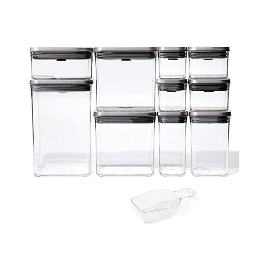 OXO SteeL - Juego de contenedores POP de 12 piezas