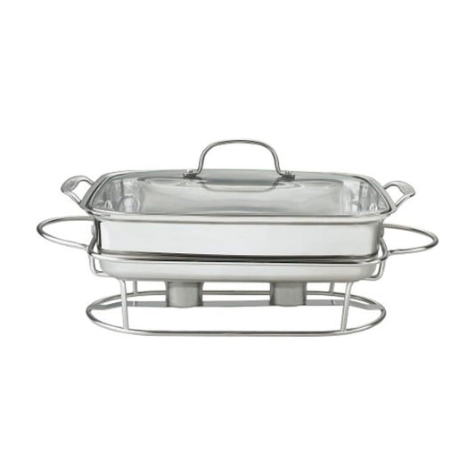 Servidor de buffet rectangular de acero inoxidable 7BSRT-31