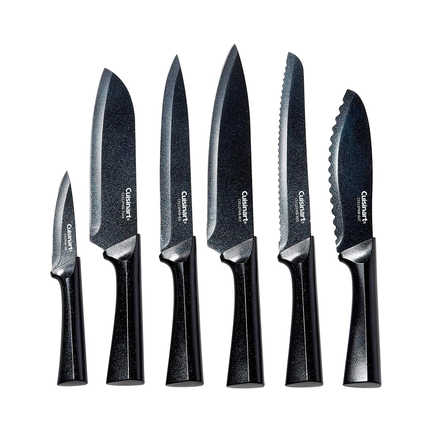Juego de Cuchillos Cuisinart C55-12PMB Advantage Metálico - Negro 12 pieza
