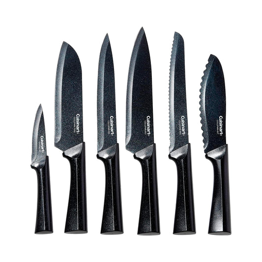 Juego de Cuchillos Cuisinart C55-12PMB Advantage Metálico - Negro 12 pieza