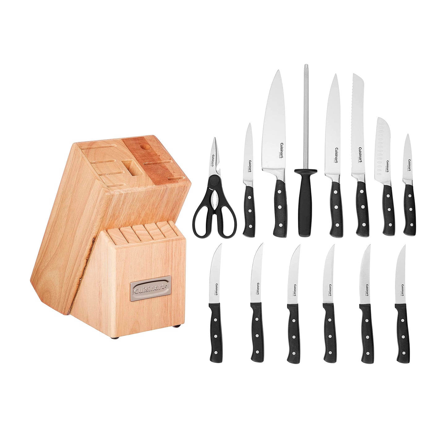 Juego de Cuchillos Cuisinart  C77TR-15P Triple Remache con Cuchillería - 15 piezas