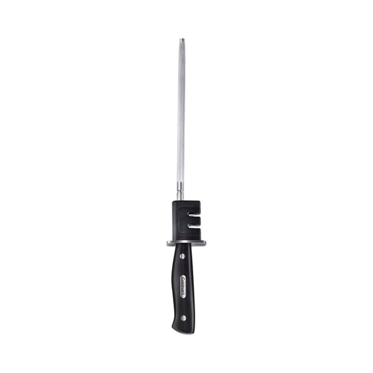 Cuisinart C77TR-9SHP Triple Remache Collection - Afilador de cuchillos de acero, 9 pulgadas, color negro