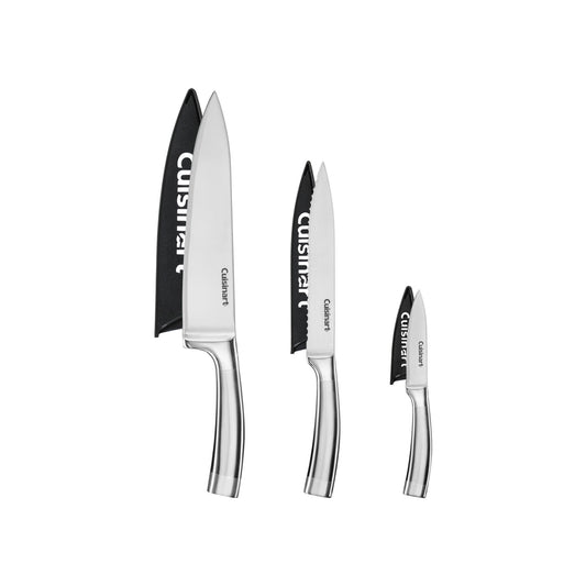Cuisinart Graphix Collection - Juego de bloques de acero inoxidable 3 piezas