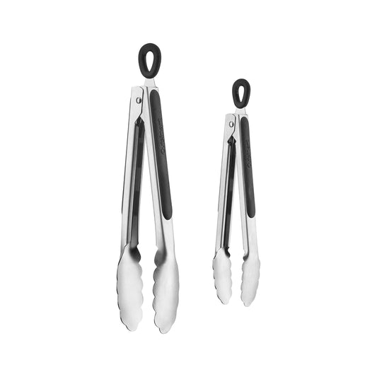 Cuisinart Juego de pinzas de 2 piezas, puntas de acero inoxidable de 7 y 9 pulgadas, CTG-00-2TNG