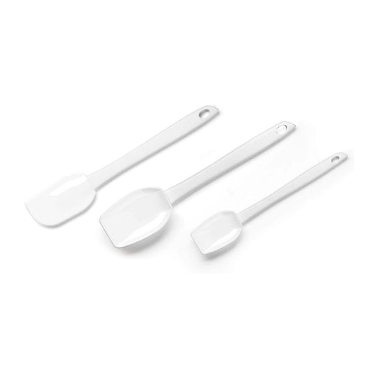 Cuisinart CTG-00-3SP - Juego de 3 espátulas de silicona, color blanco