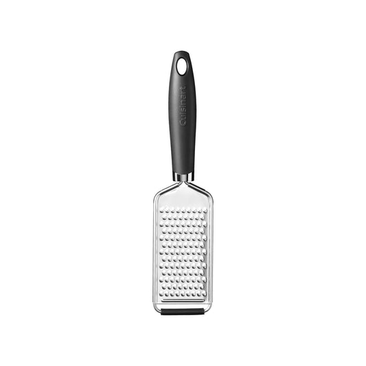 Cuisinart Rallador de mano con mango curvo, negro-plateado